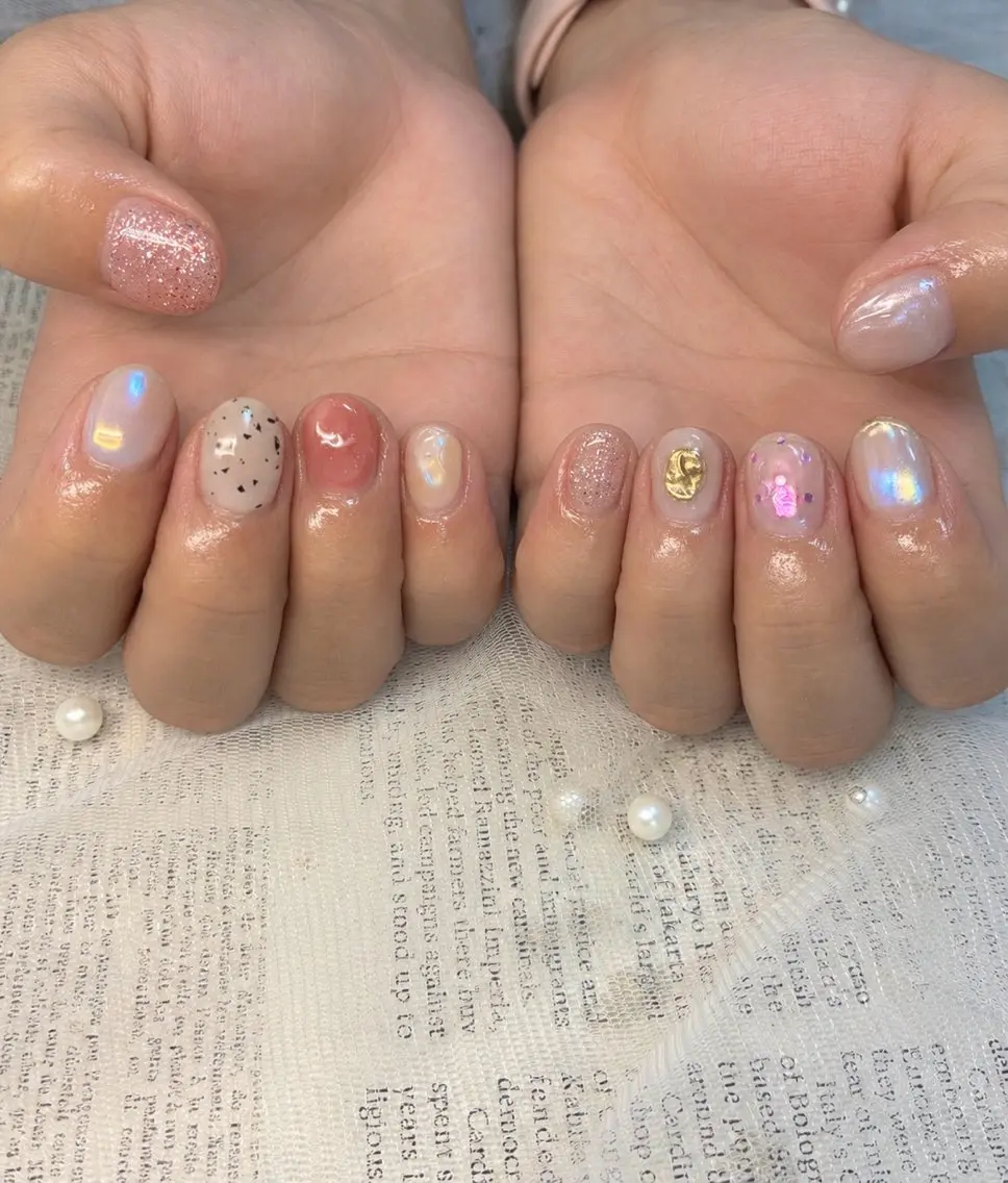 ネイル ニュアンスネイル shiki_nail 🪐のネイルデザイン