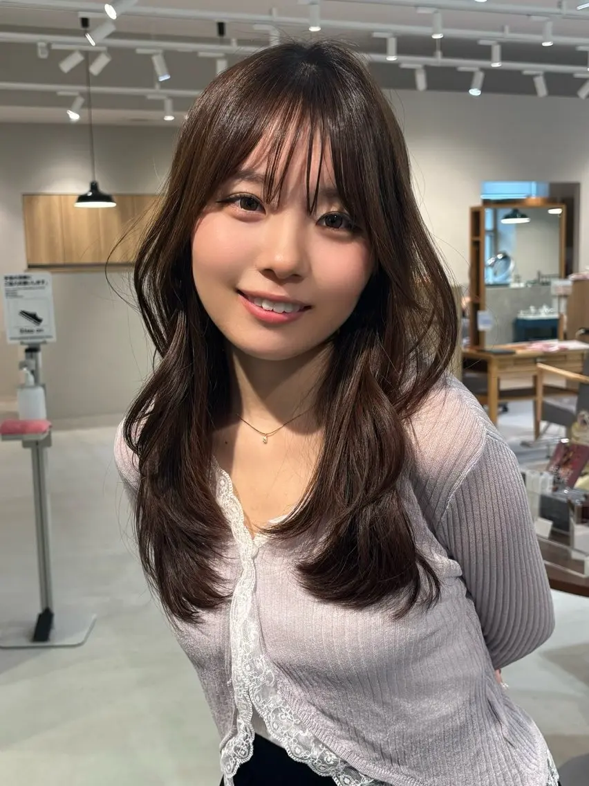 (6月限定🌪️)人気No.2🎖️お悩み解消カット✂️+似合わせカラー🧡+クイックトリートメント✨の写真