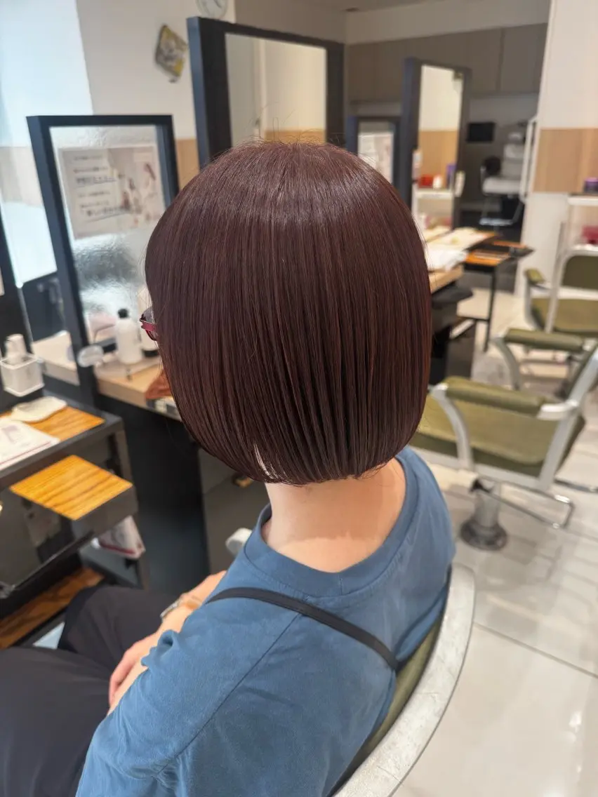 ショート カット ヘアカラー 💎✨艶カラー ✨💎MONAのヘアスタイル