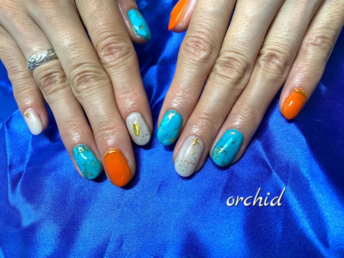 ネイル orchid ♡オーキッドのネイルデザイン