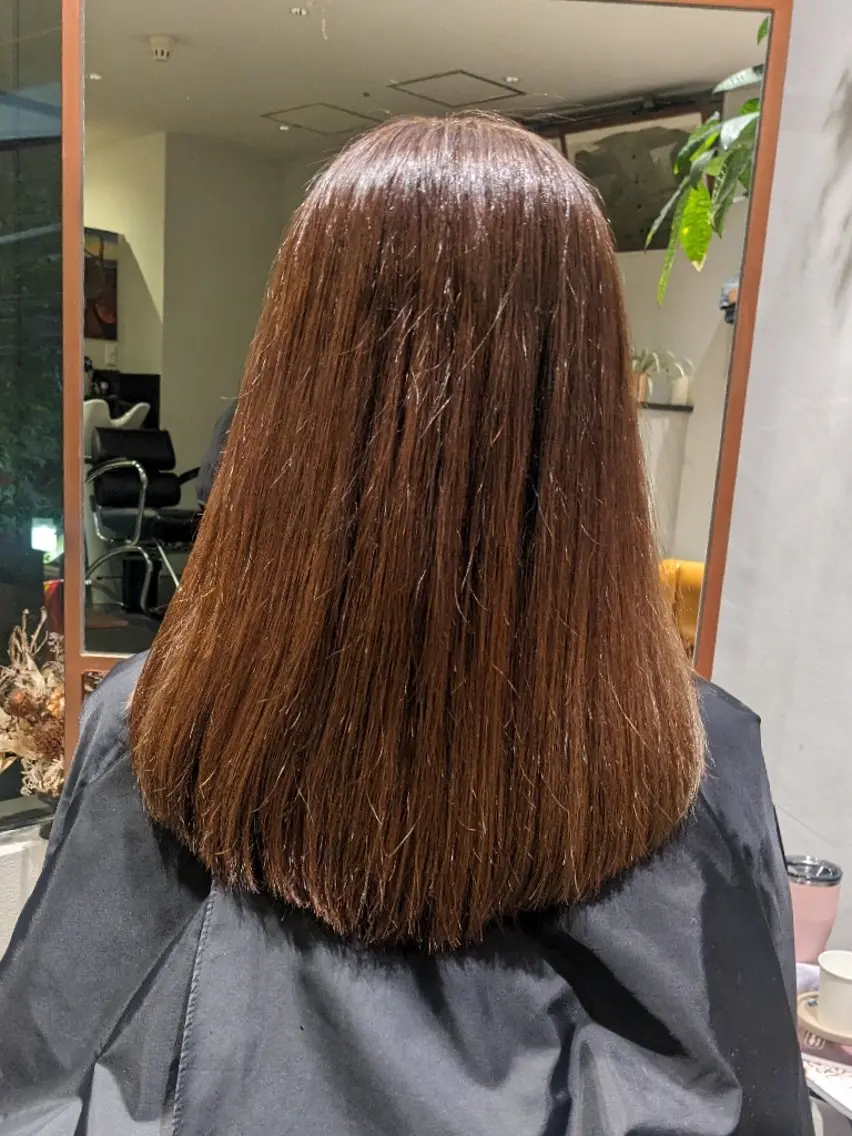 ロング over two  藤が丘のヘアスタイル