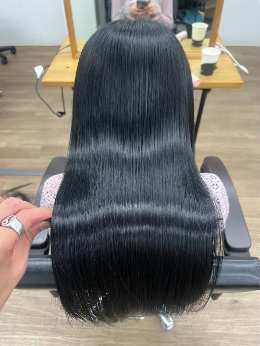 カラー パーマ 渡辺 鴻江のヘアスタイル