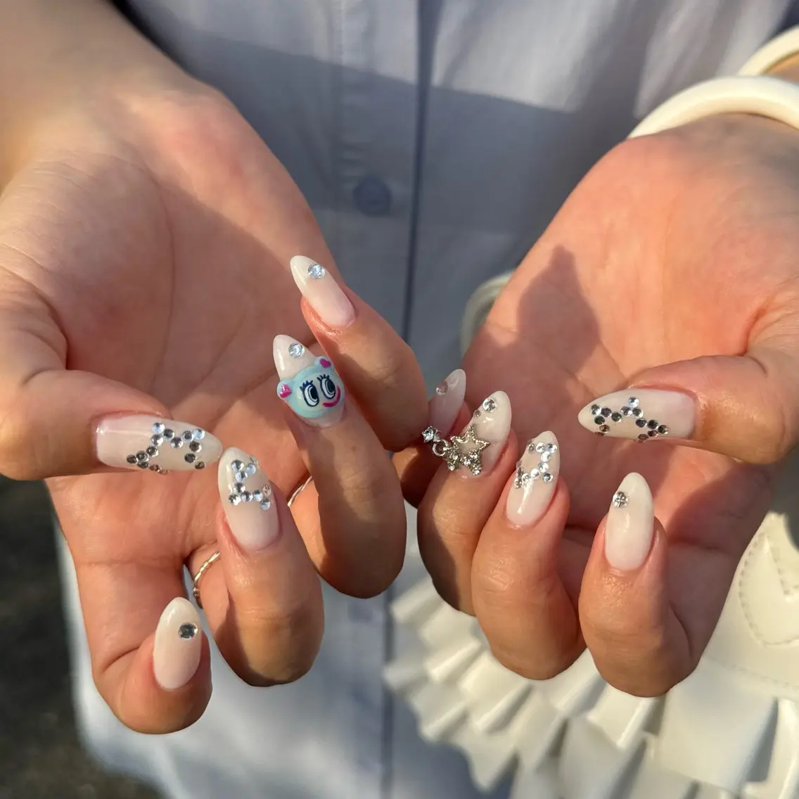 ネイル 持ち込み ハンドネイル ミチ💖吉祥寺💖 icebbleuのネイルデザイン