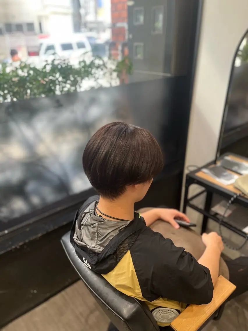 ショート カラー ブラウンカラー ショコラブラウン ヘアカラー cocotteひな /カラーモデル🌼のヘアスタイル