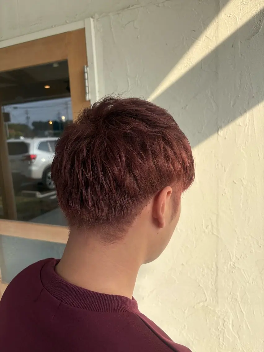 メンズ ヘアカラー ルプラボウ すぎやまみほのヘアスタイル