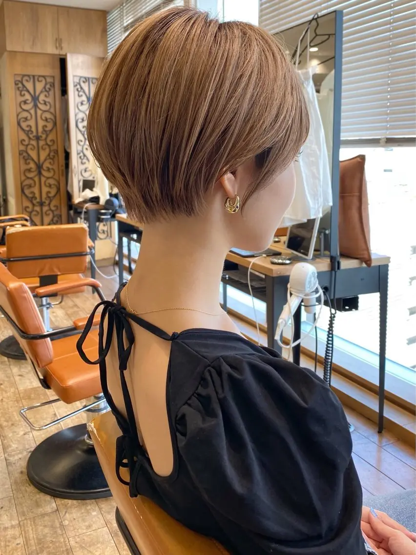 ショート カラー ショートボブ ボブ 似合わせカット ショートヘア 小顔カット カット ヘアカラー トリートメント ショート、ボブの神✨ 峯朋也✂︎✨のヘアスタイル