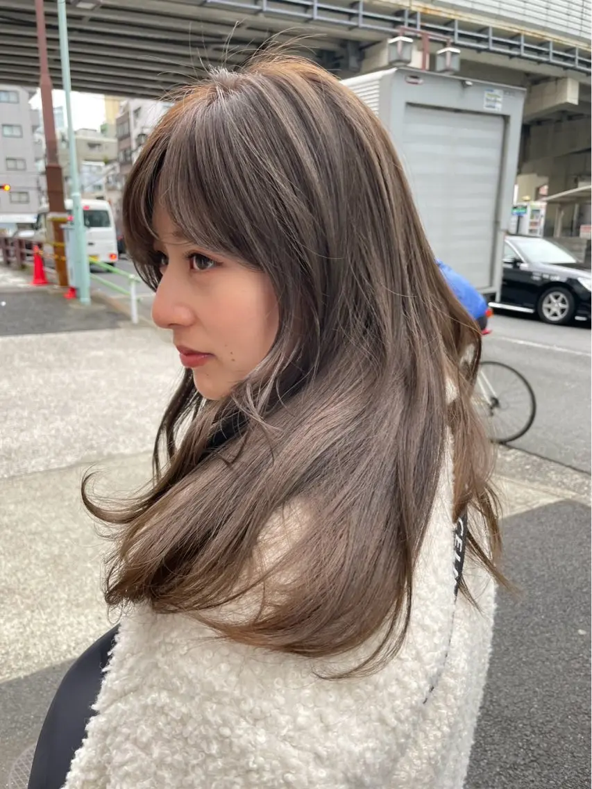 ロング 髪質改善ストレート/ 廣瀬のヘアスタイル