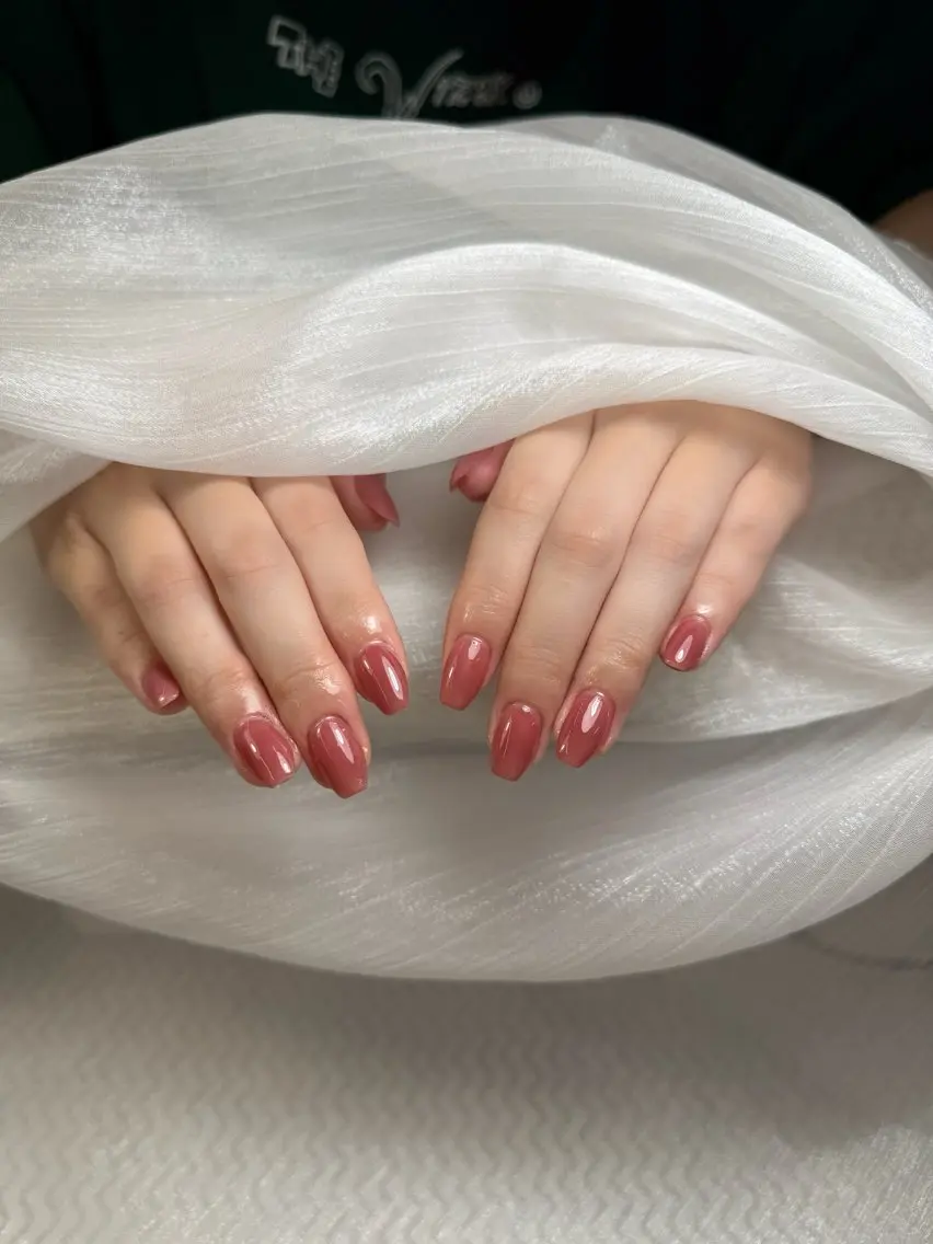 ネイル チークネイル フレンチネイル グラデーション 韓国ネイル マグネットネイル ハンドネイル Hana Nailのネイルデザイン