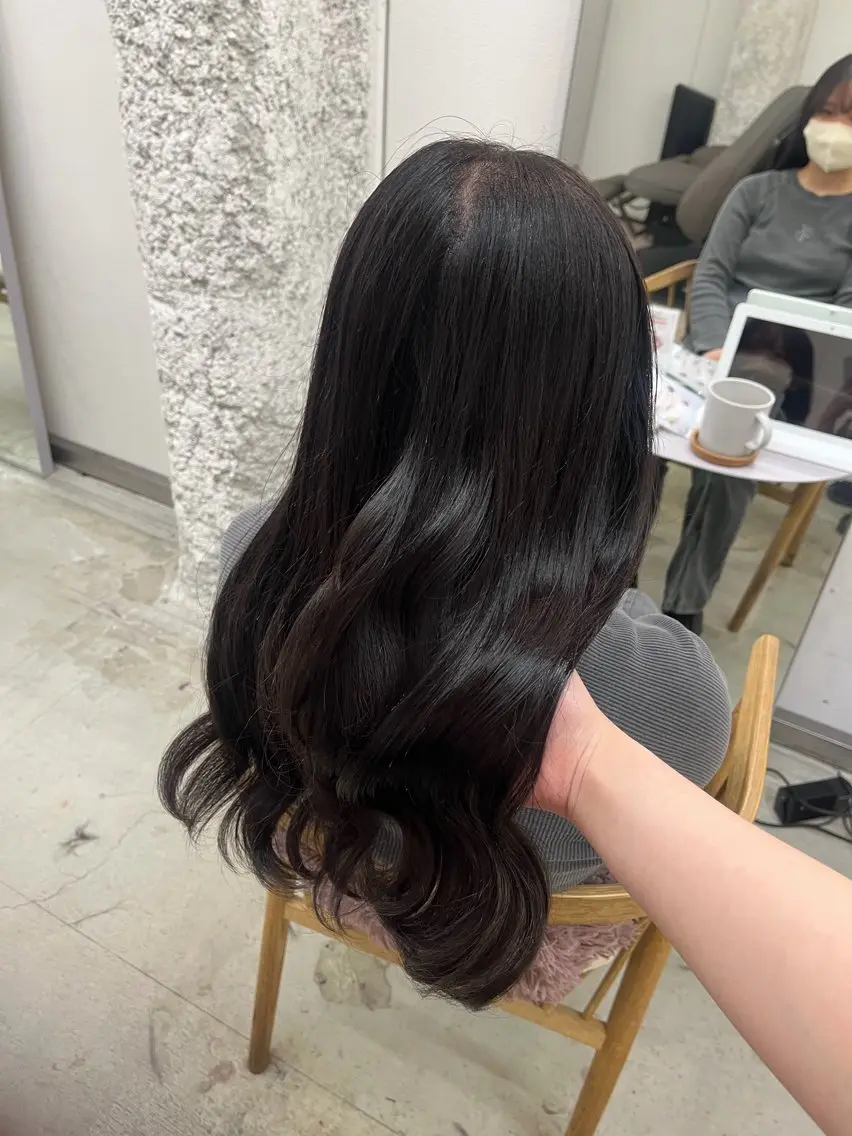 ロング カラー ヘアカラー トリートメント 透明感カラー/名古屋 /栄/木下奈々望のヘアスタイル