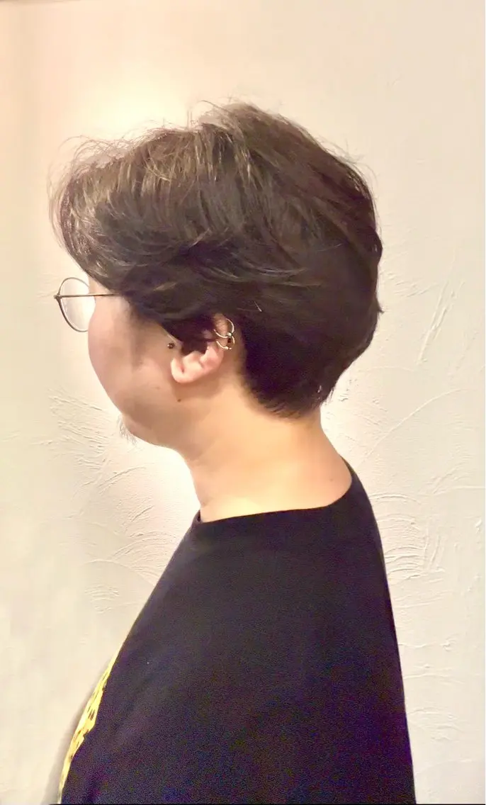 メンズカット+ニュアンスパーマの写真