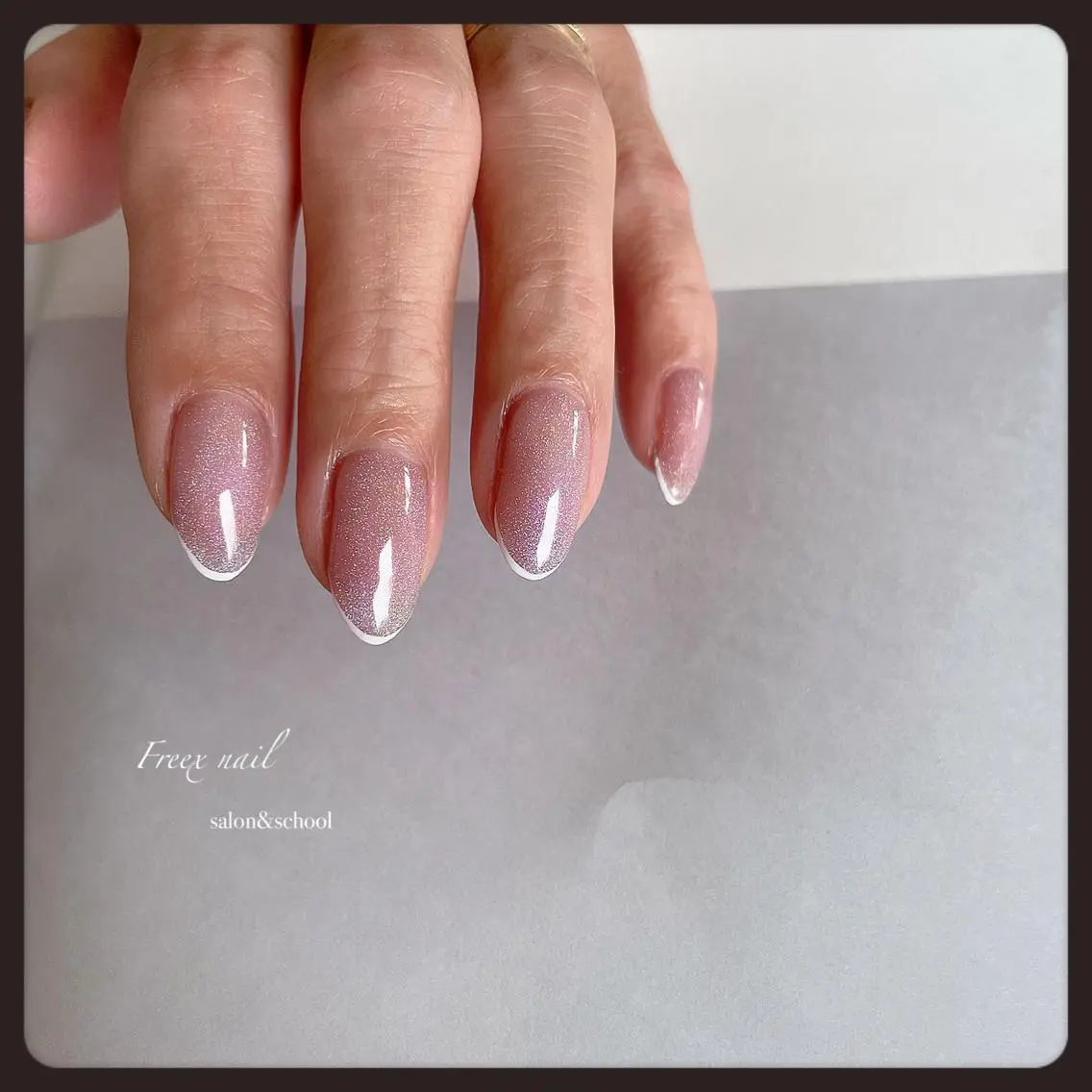 ネイル マグネットネイル ハンドネイル ハンドケア freex nail /ニュアンス/個性派のネイルデザイン