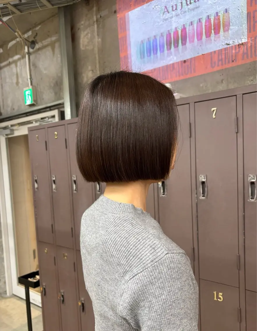 ミディアム カット ヘアカラー 宮崎 わか菜/ショートのヘアスタイル