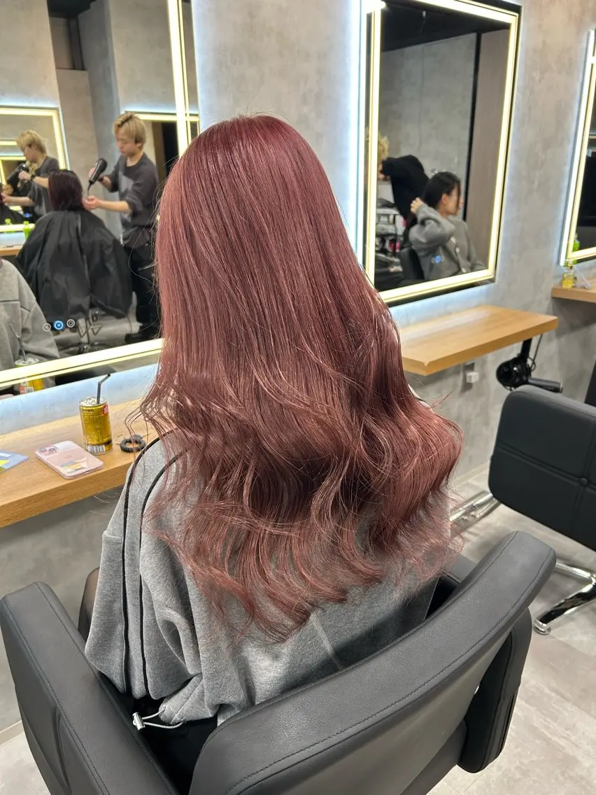 セミロング ヘアカラー 🇰🇷韓国ヘア特化 ヒロキ🇰🇷のヘアスタイル