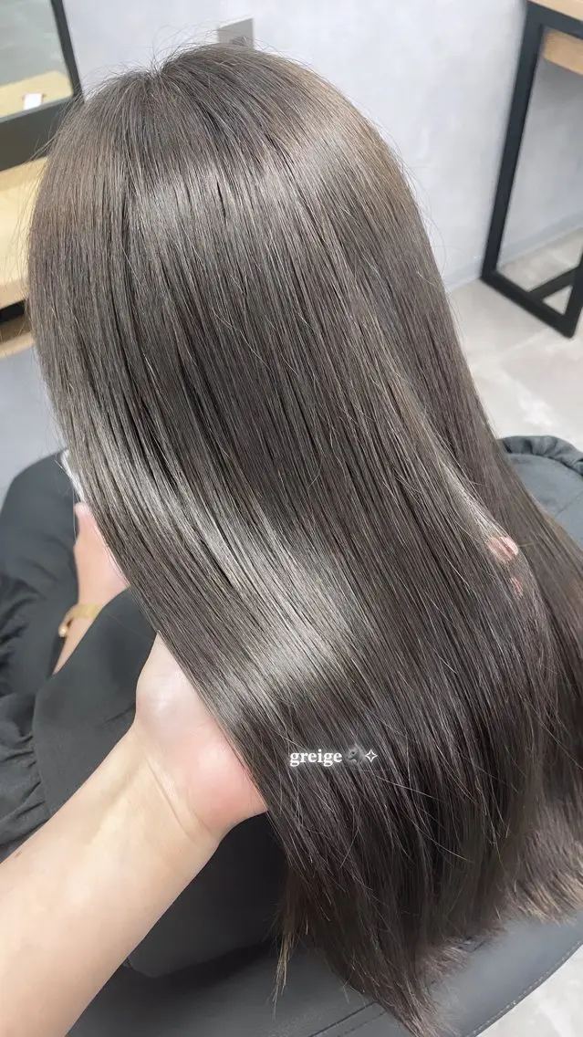 ロング カラー 縮毛矯正 🪡 KIMU🪡🎀のヘアスタイル