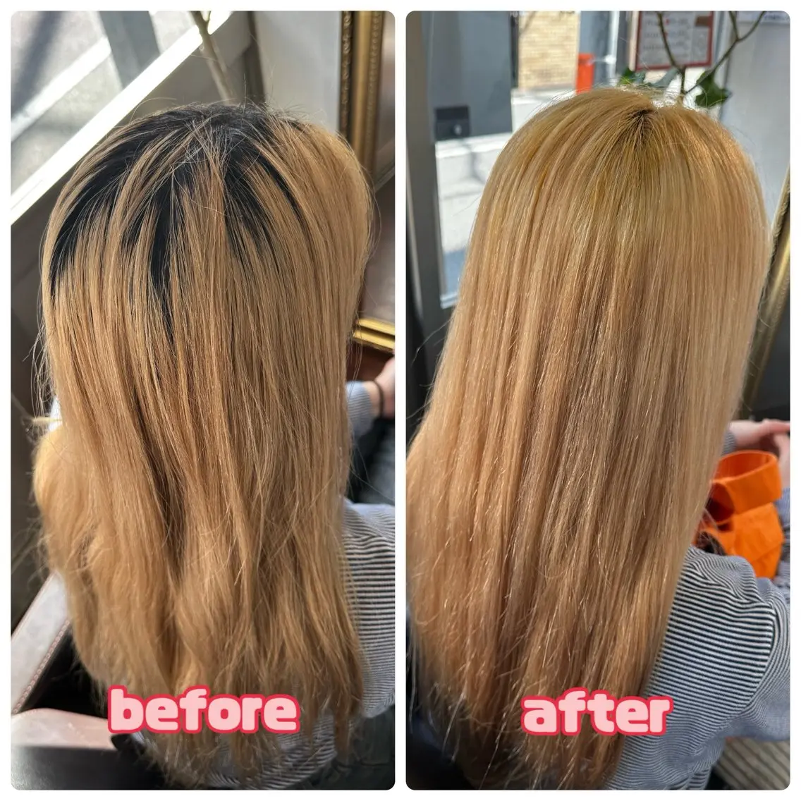 ロング ヘアカラー 三原 友美のヘアスタイル