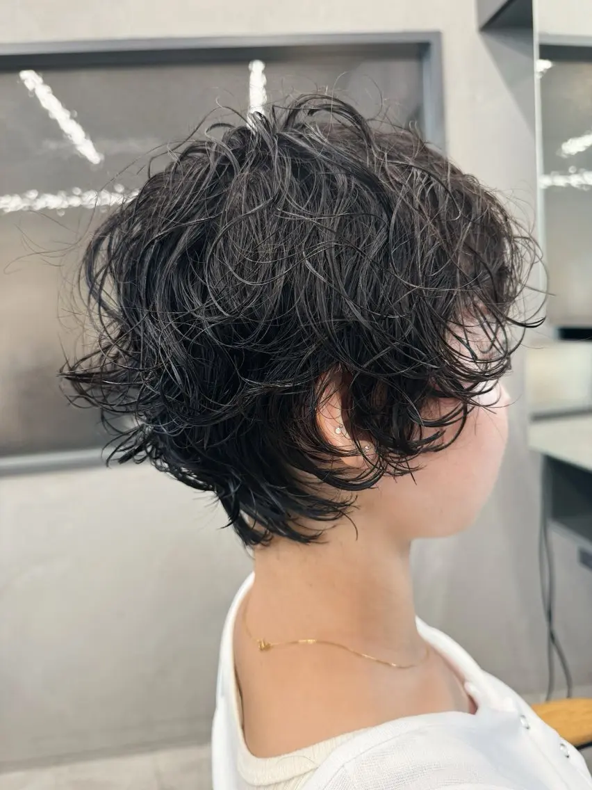 ショート パーマ ショートヘア 前田ジュン /ショート/似合わせのヘアスタイル