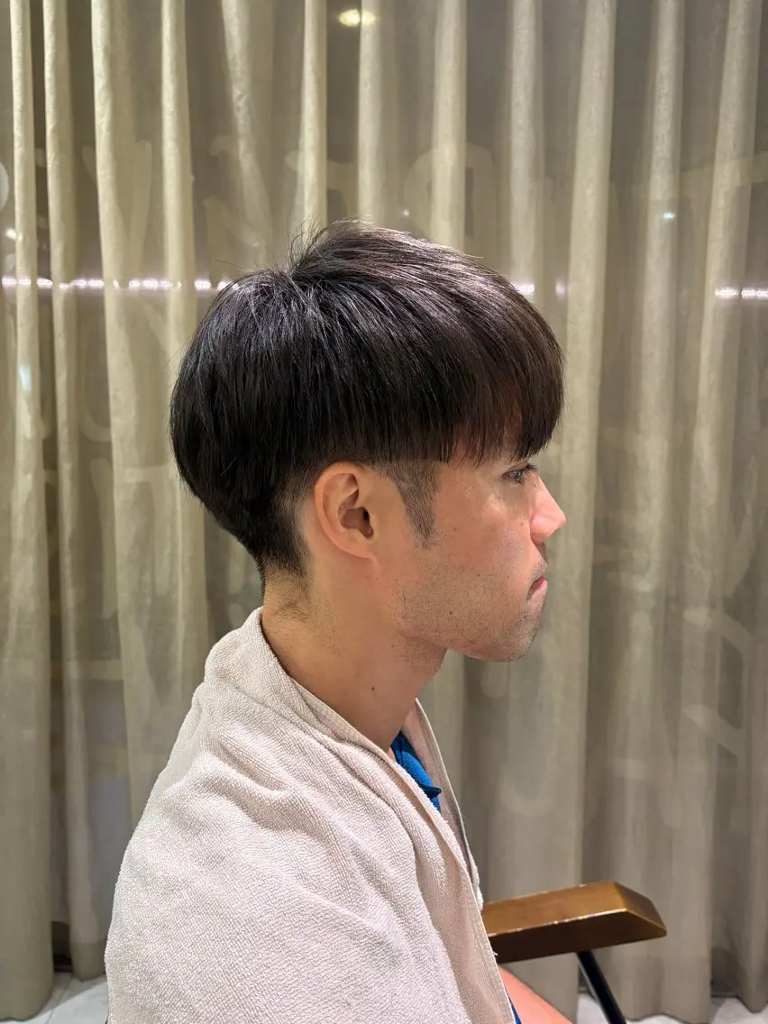 メンズ 🌟デザインカラー 久保悠那のヘアスタイル