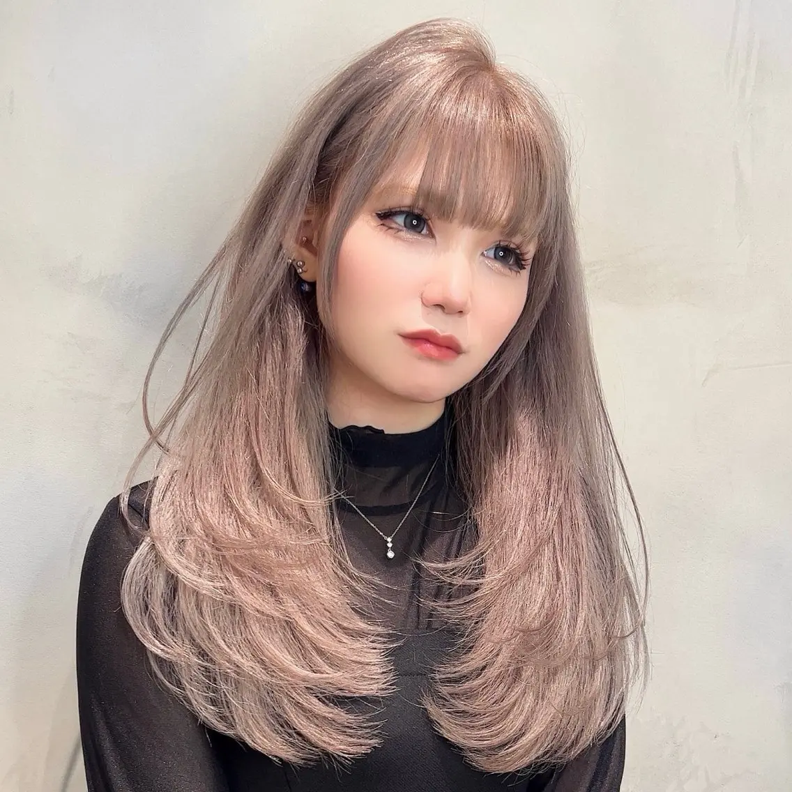 ロング カラー レイヤーカット カット ヘアカラー 🥇KEN /レイヤー/カラーのヘアスタイル