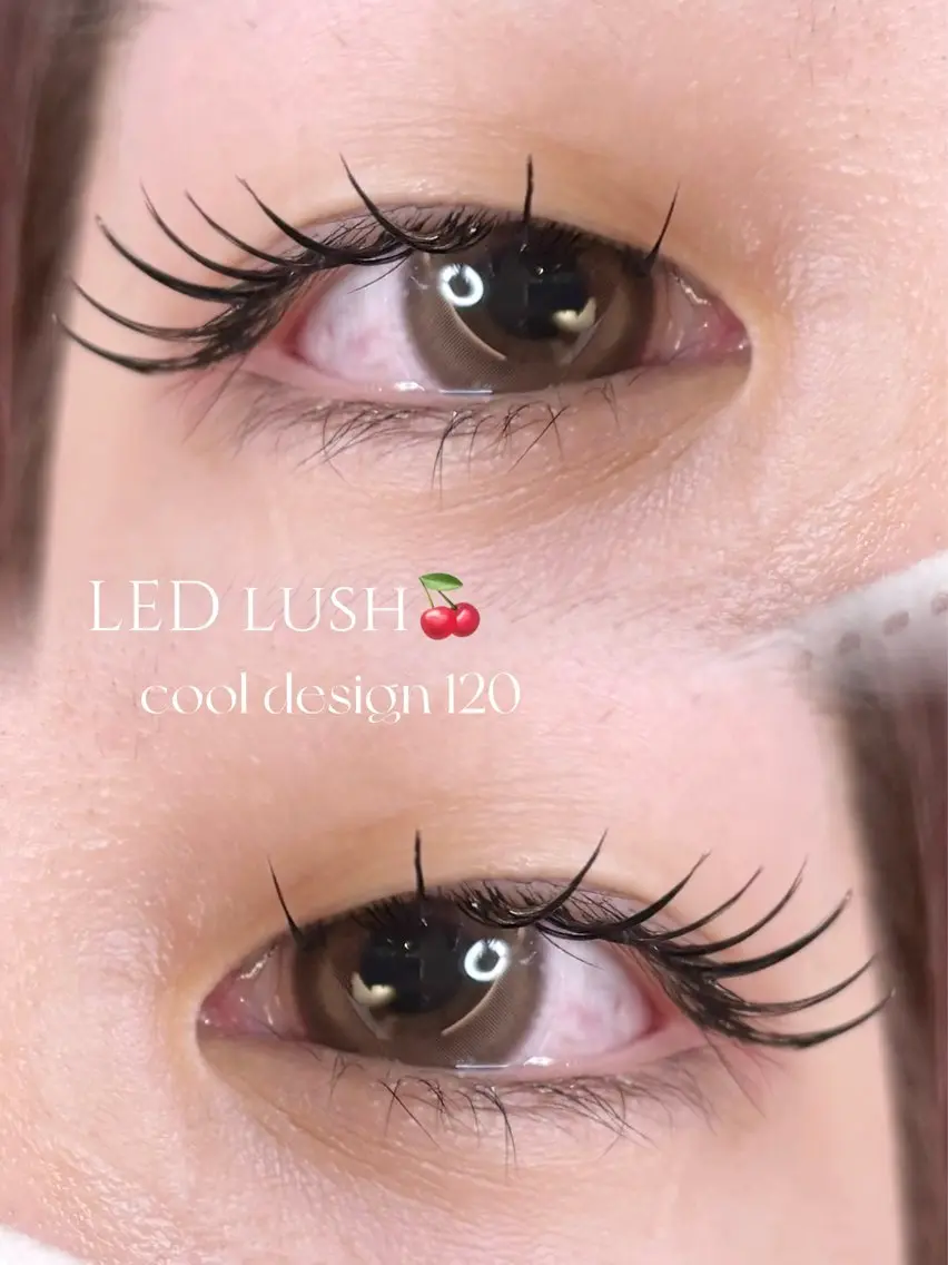 持続力⭕️LEDエクステ🔦フラットラッシュ100本✨️オフ無料🌸の写真