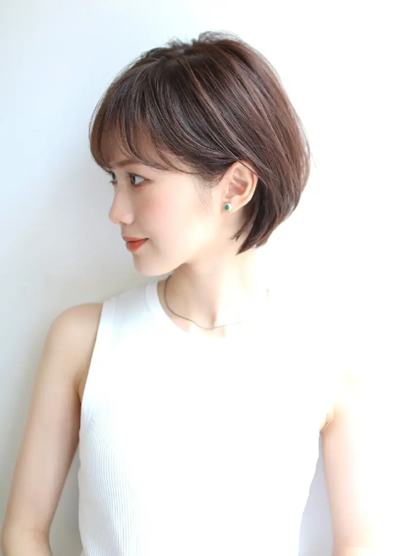 ショート August 梅原 千愛のヘアスタイル