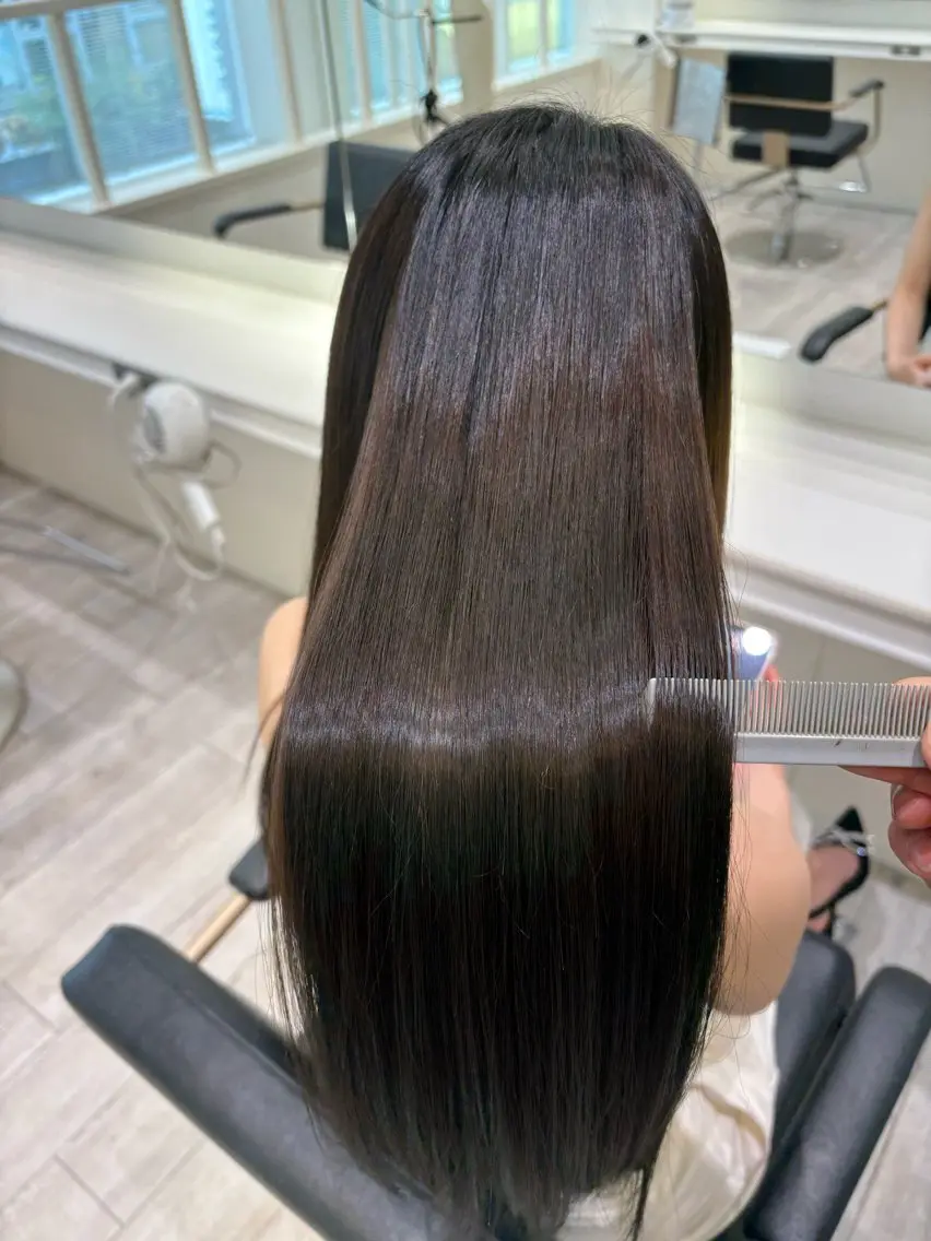 ロング トリートメント 🌈髪質改善/縮毛矯 正特化🌈鈴木一寿のヘアスタイル