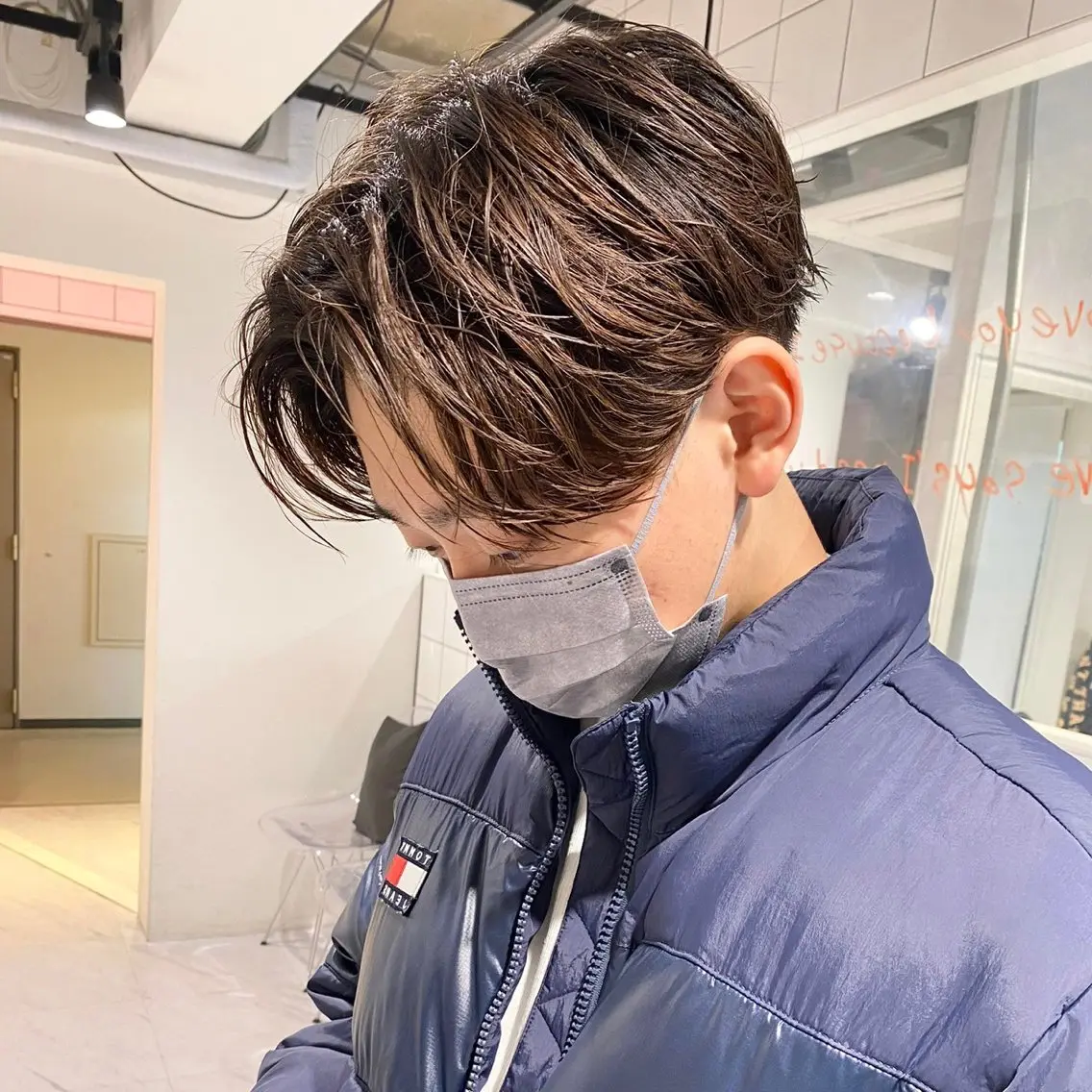 パーマ メンズ men's特化 値段以上の仕上がりにのヘアスタイル