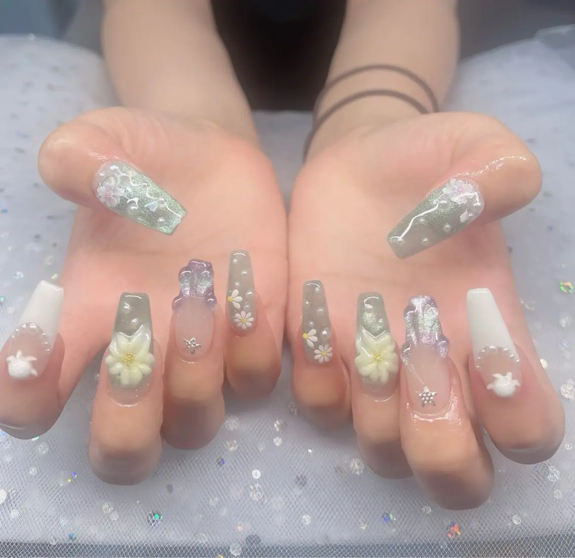 ネイル ハイネイル 自宅サロンのネイルデザイン