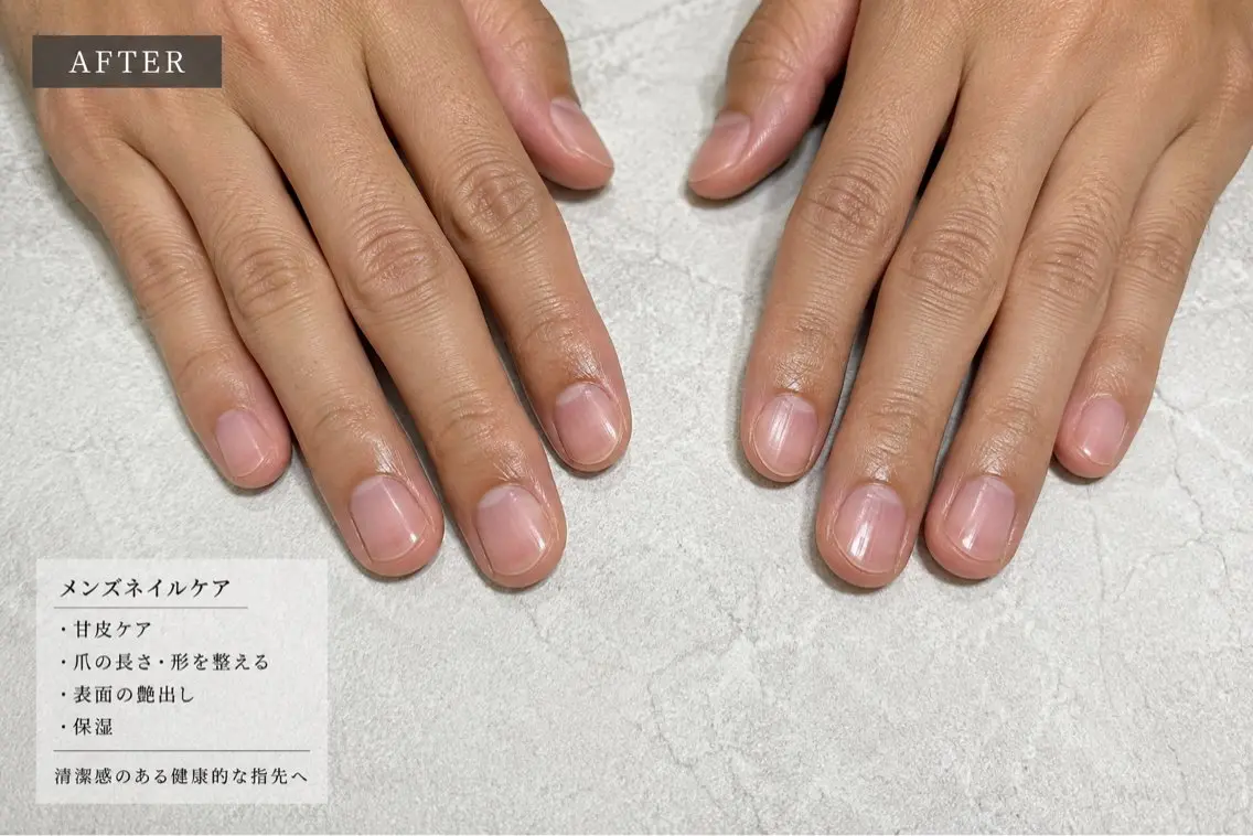 ✨ 【メンズ限定】✨身だしなみネイルケアコース 清潔感UPケア★営業職にも◎の写真