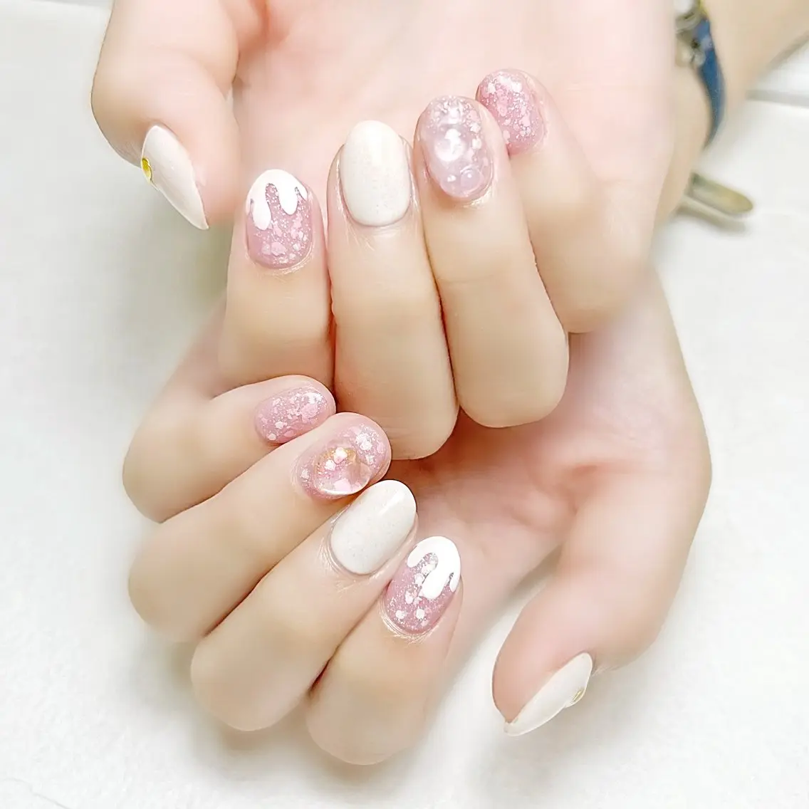 ネイル ハート バレンタイン rouse nail RISATOのネイルデザイン