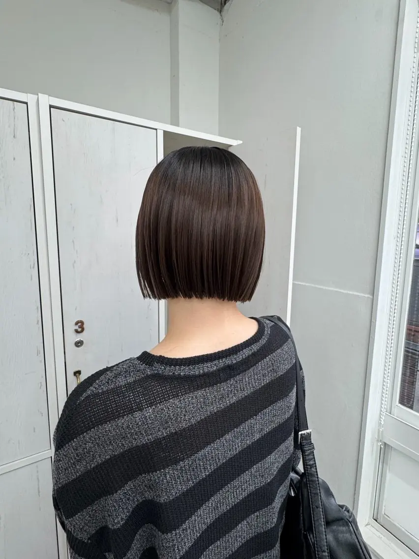 ショート ボブ カット sii.カット特化 田村悠悟のヘアスタイル