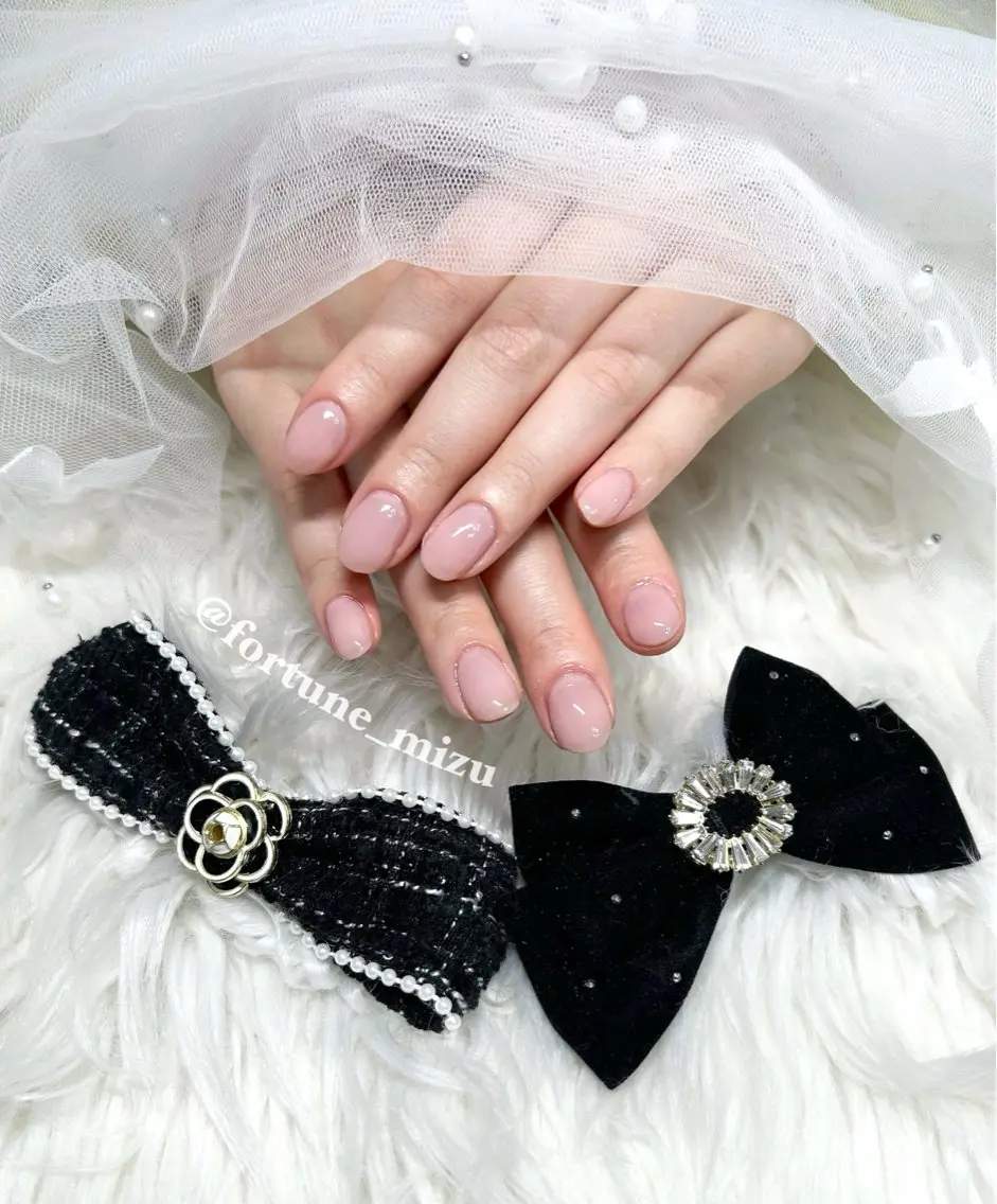 🩵【練習モデル募集】jrハンドオフなし🩵ワンカラーネイル໒꒱୨୧.*の写真