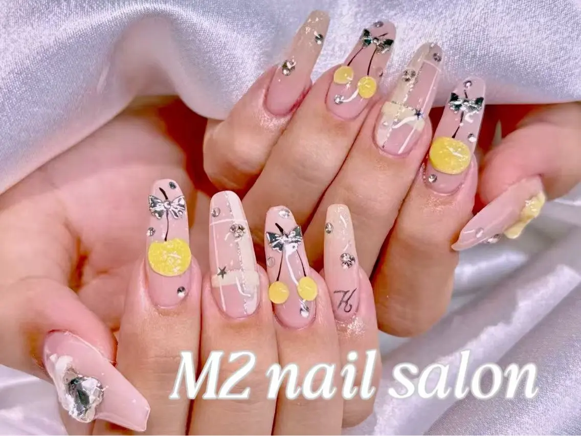 ネイル 長さだし専門店 M2 rikaのネイルデザイン