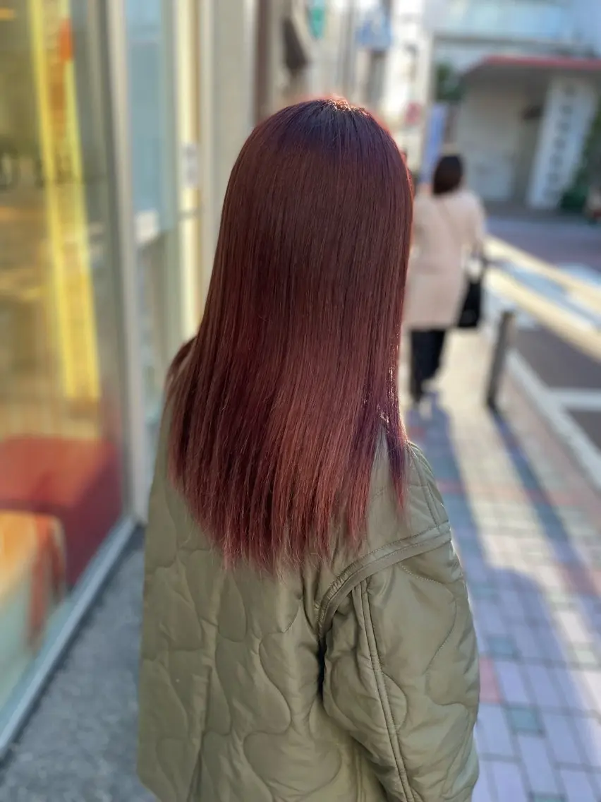 ロング ヘアカラー 皆川 惇勇のヘアスタイル