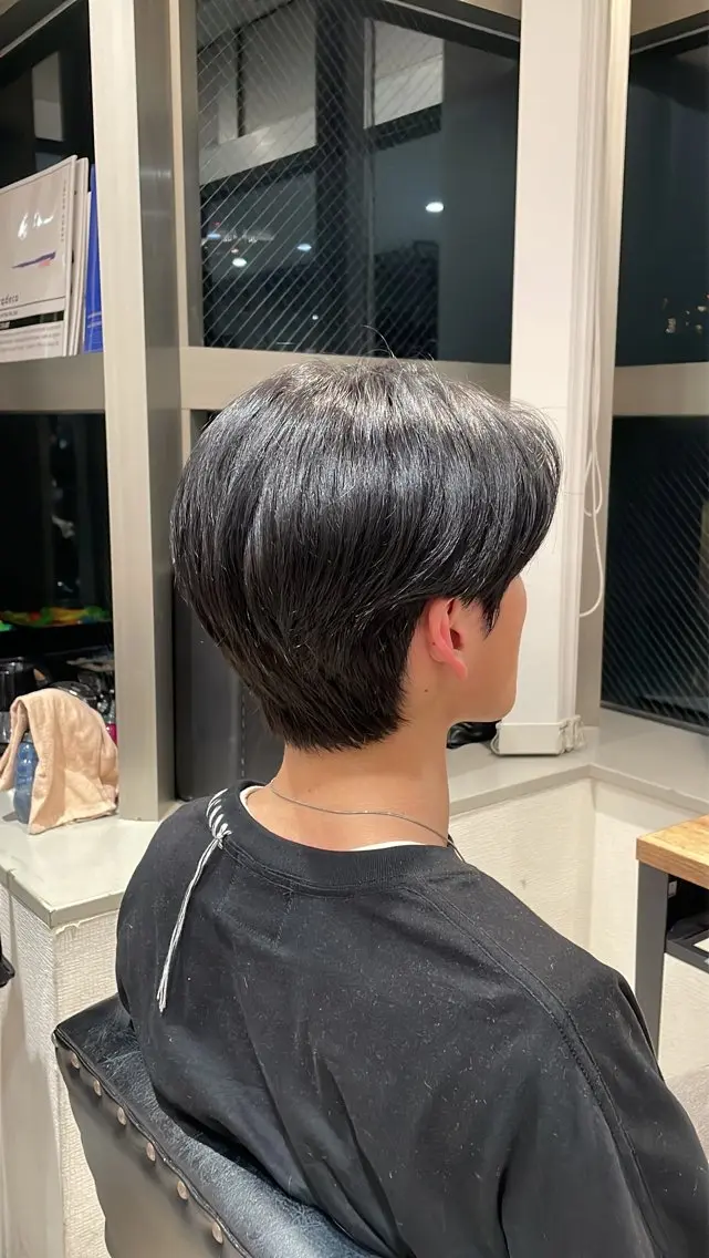 ショート カラー パーマ ヘアアレンジ メンズ カット ヘアカラー トリートメント ヘアセット パク・ボミン小野リエ 韓国ハーフ🦊のその他イメージ