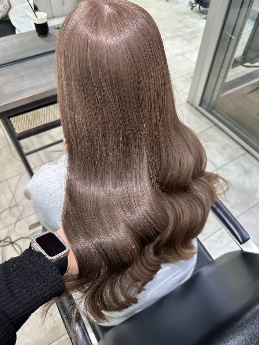 【‎‎‎‎‎‪💞‬ミニモ限定‎‪💞‬】ケアブリーチ+カラー+3stepトリートメント🎀🎀“カット無し”の写真
