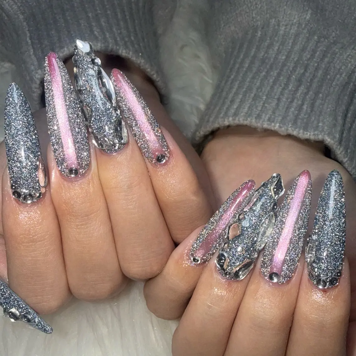 ネイル フラッシュネイル ハンドネイル L'ino nailのネイルデザイン