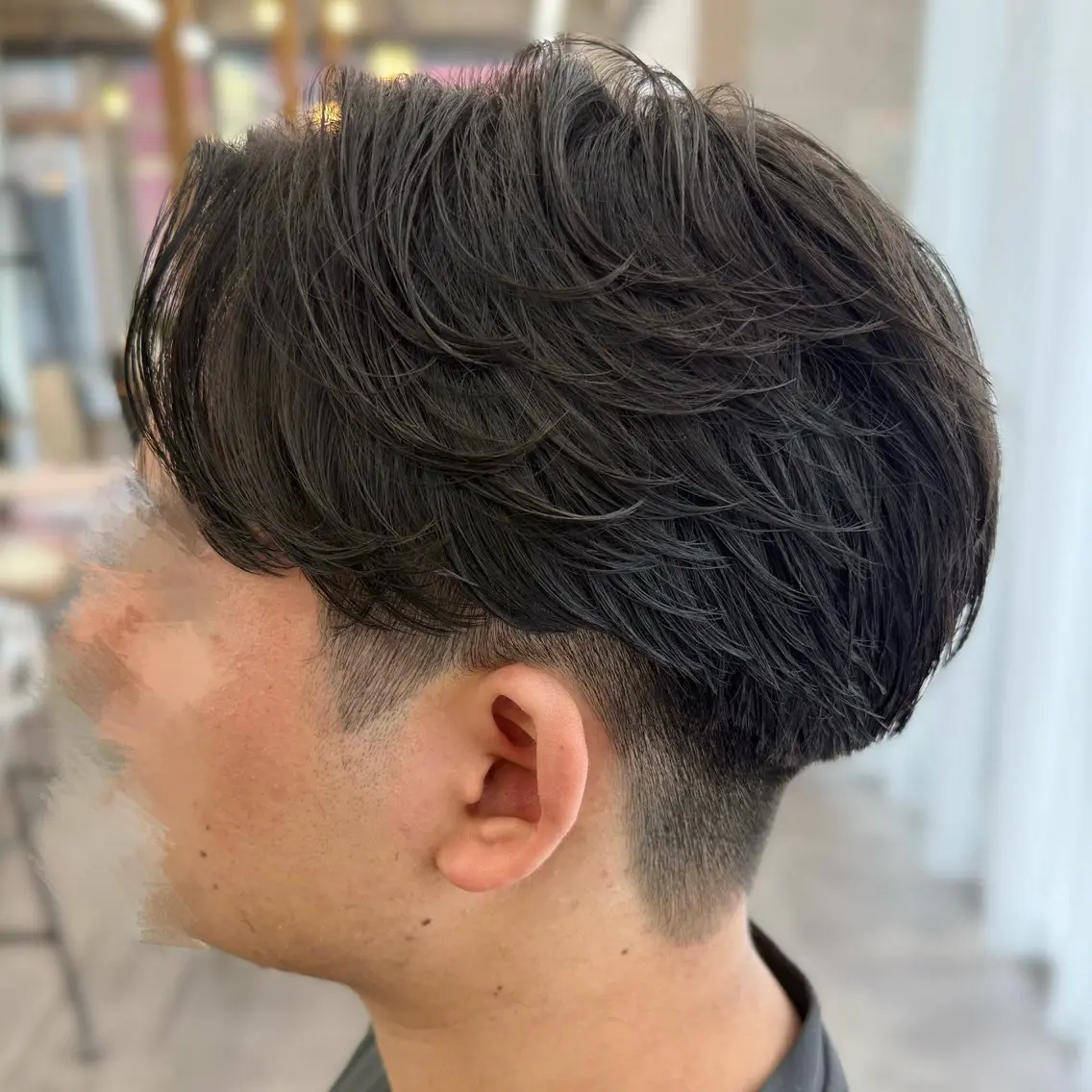 パーマ メンズ センターパート フェザーパーマ メンズパーマ カット パーマ 楓🍁毛流れ パーマ/無造作パーマのヘアスタイル