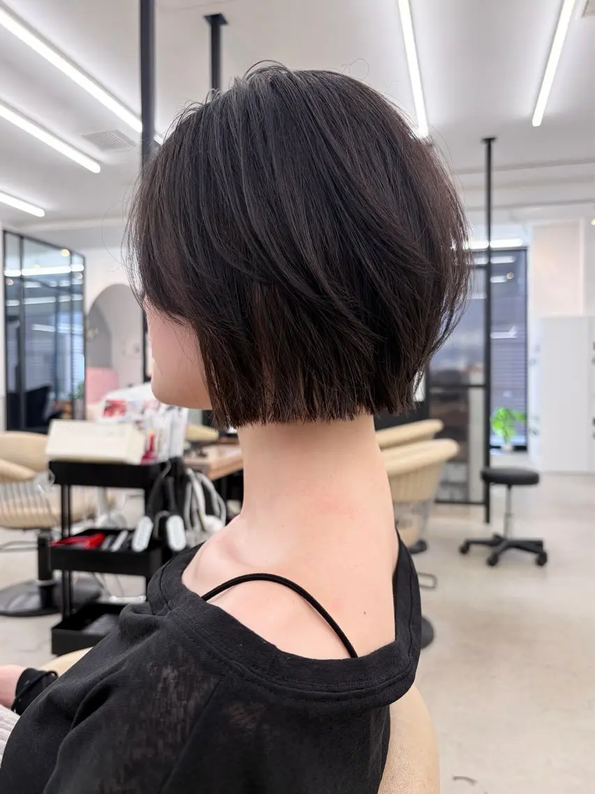 ショート レイヤー似合わせ カット/山下凌生のヘアスタイル