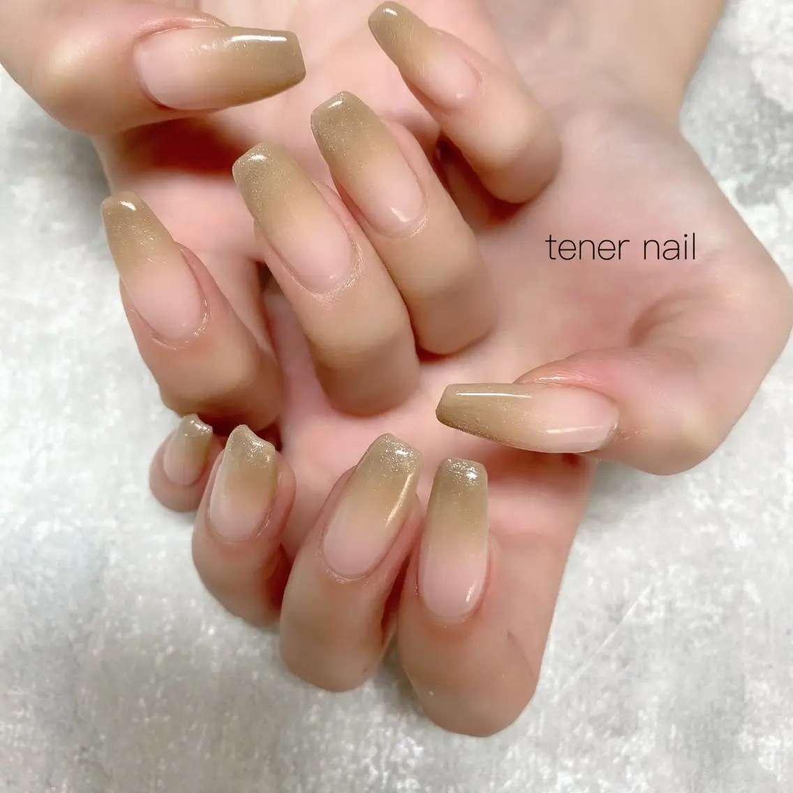 ネイル グラデーション マグネットネイル テネルネイル tener nailのネイルデザイン