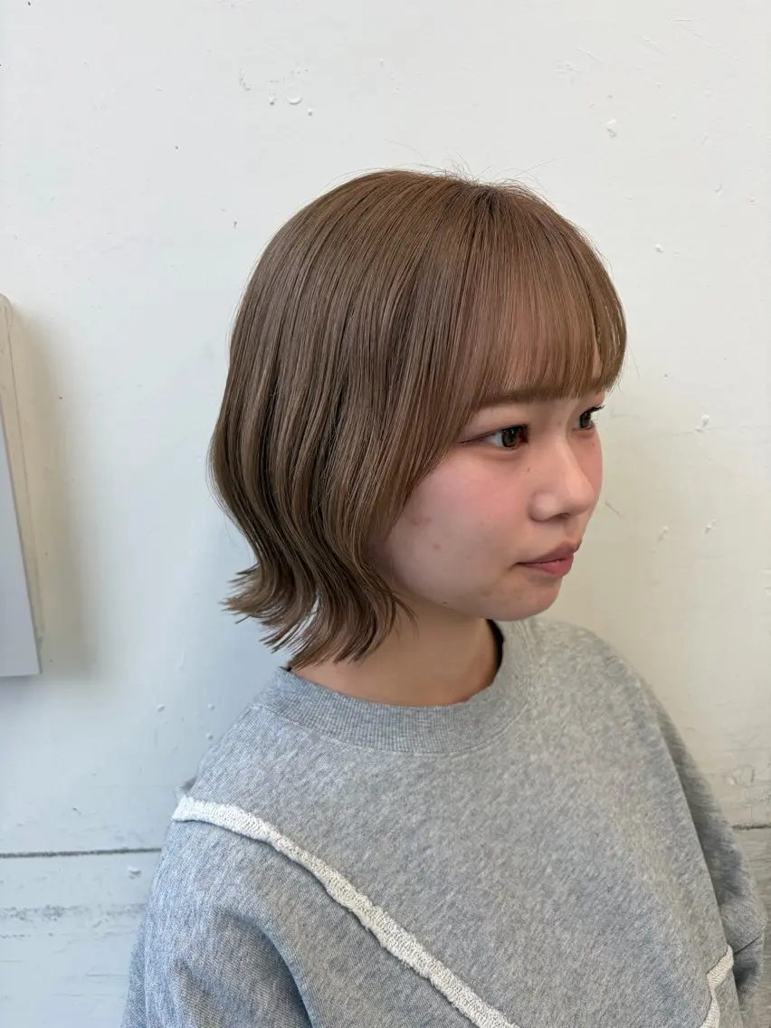 ミディアム ボブ カット トリートメント ✨似合わせ特化美容師 WILL上村 拳吾のヘアスタイル