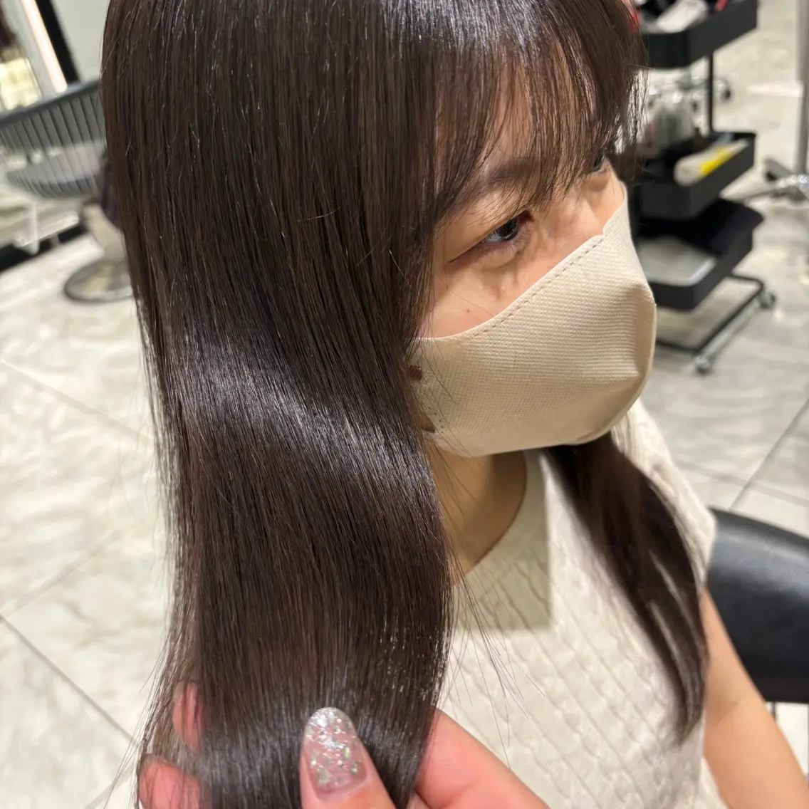 パーマ ストレートパーマ トリートメント 🌸銀座No.1パー マ🌸いでいあやのヘアスタイル