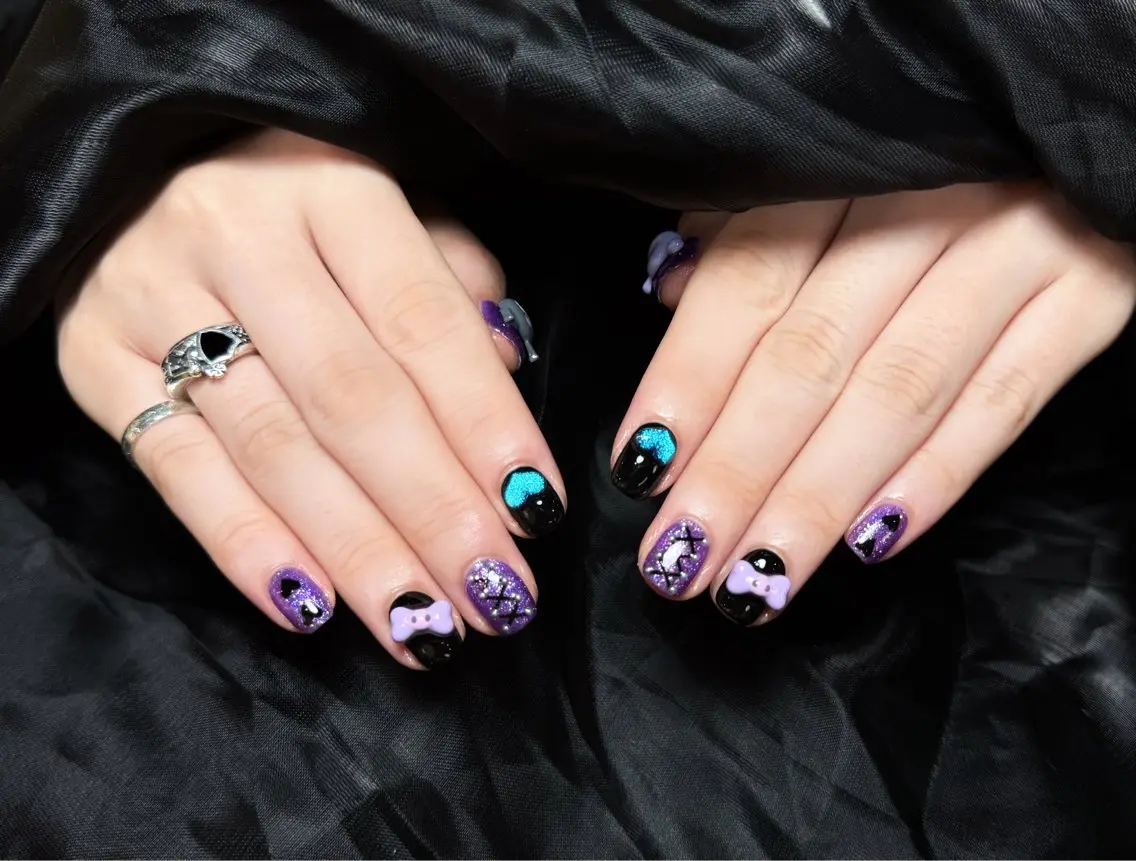 ネイル チークネイル 長さ出し フレンチネイル ジェルネイル 韓国ネイル ハンドネイル Lucky Nail Salon❶のネイルデザイン