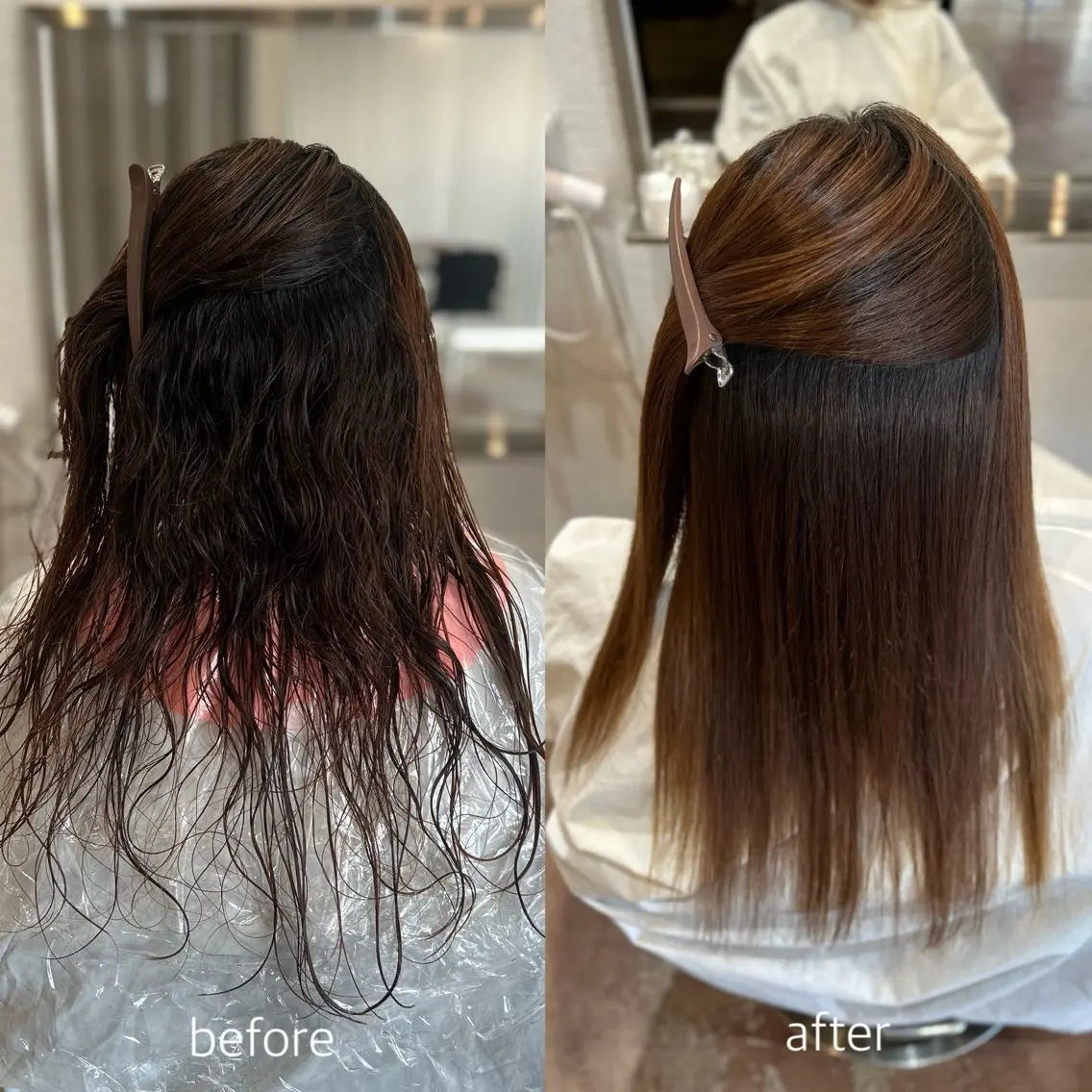 縮毛矯正 大澤 菜奈子のヘアスタイル