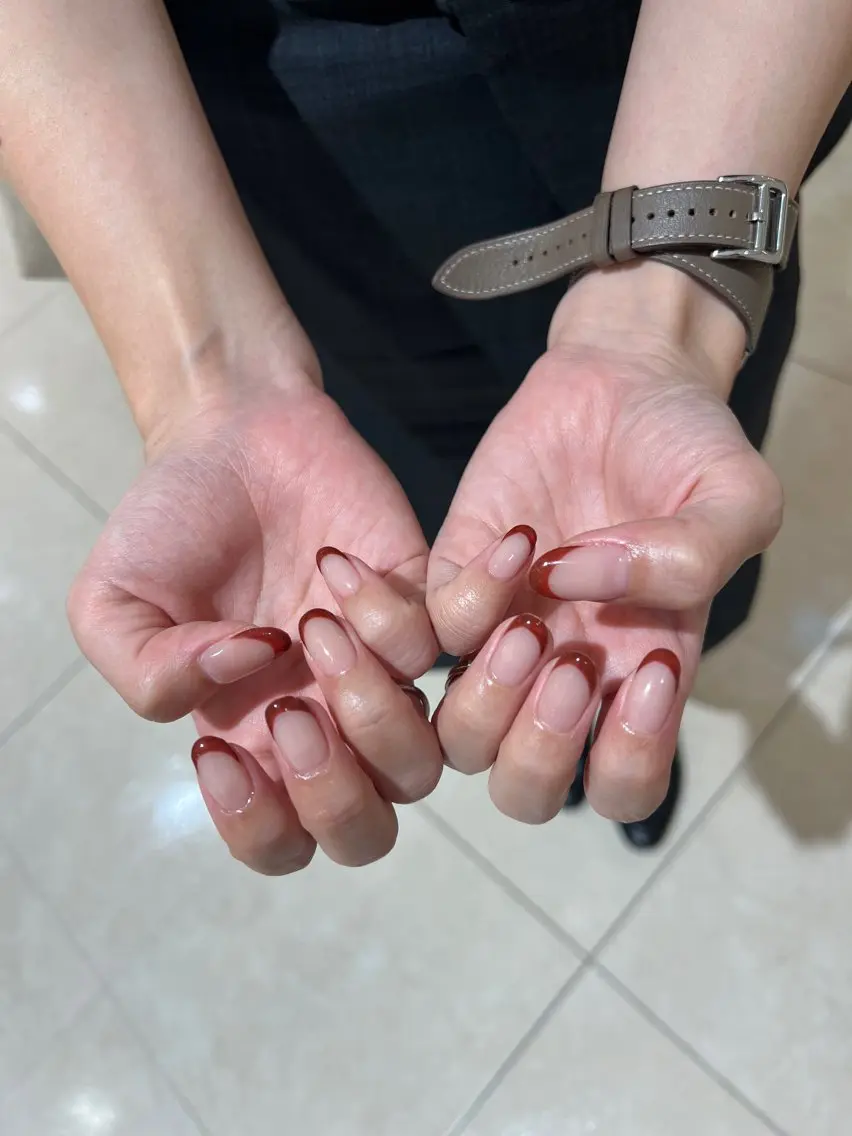 ネイル フレンチネイル 【池袋】nuts nail なつみのネイルデザイン