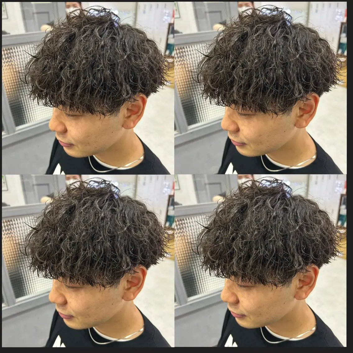 ショート 🔥メンズパーマ 特化 渡辺一翔のヘアスタイル