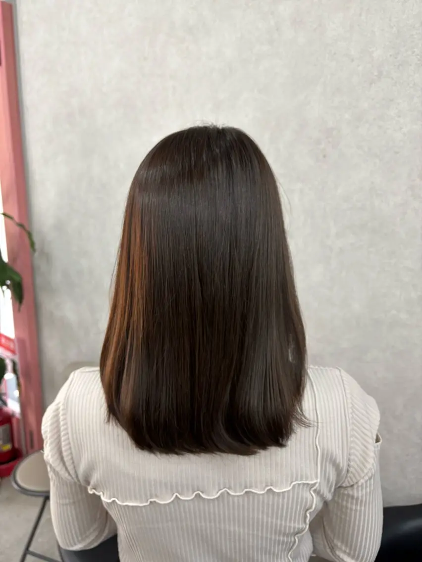 ミディアム カラー 韓国ヨシンモリ 🇰🇷✨️小熊夏実のヘアスタイル