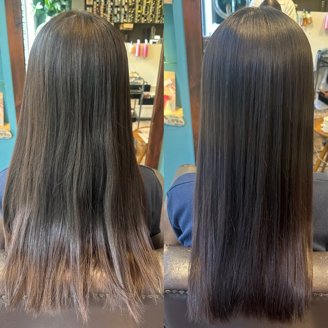 ロング 縮毛矯正 安達 望のヘアスタイル