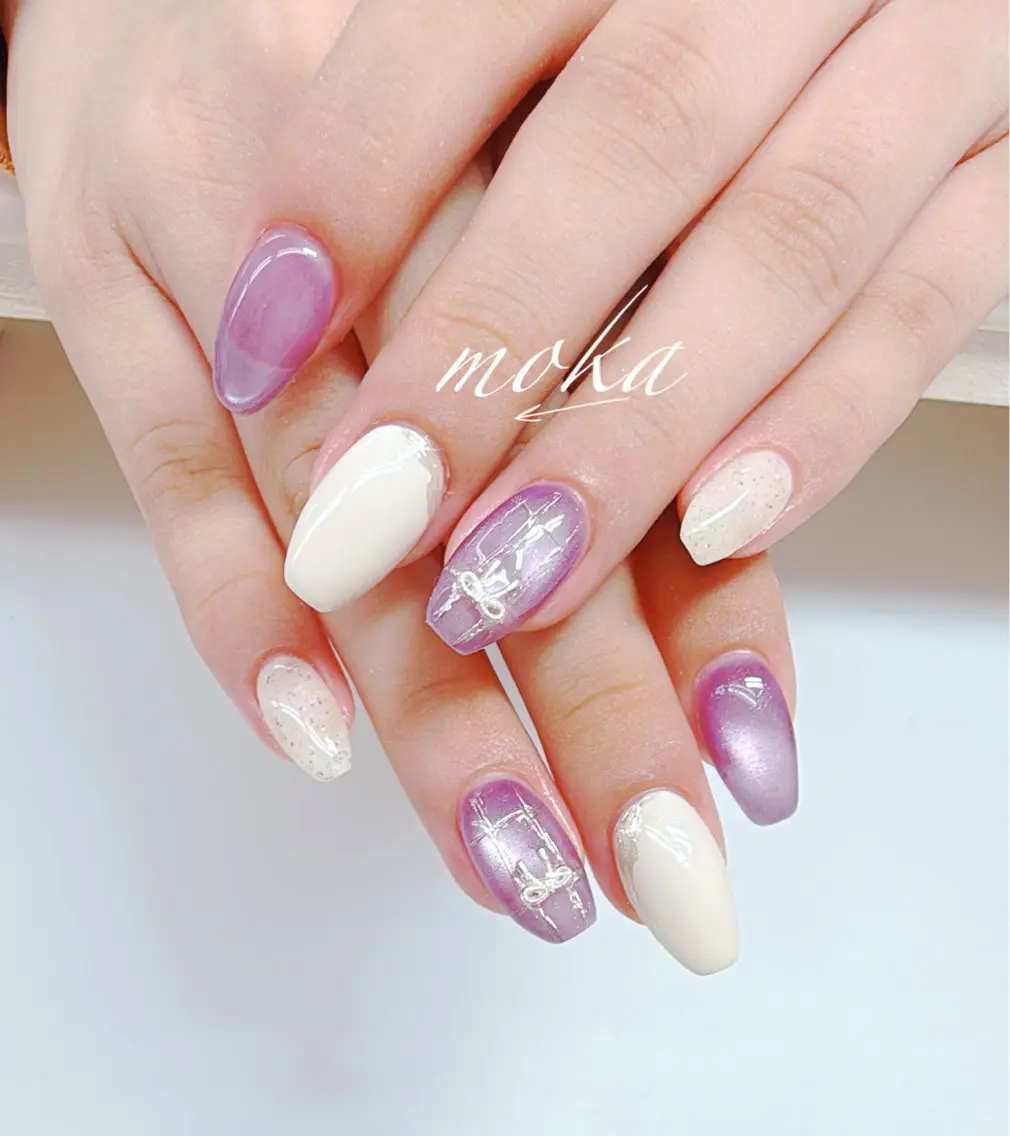 ネイル ハンドネイル ハンドケア 胡蝶蘭レディースサロ ンNailMOKAのネイルデザイン