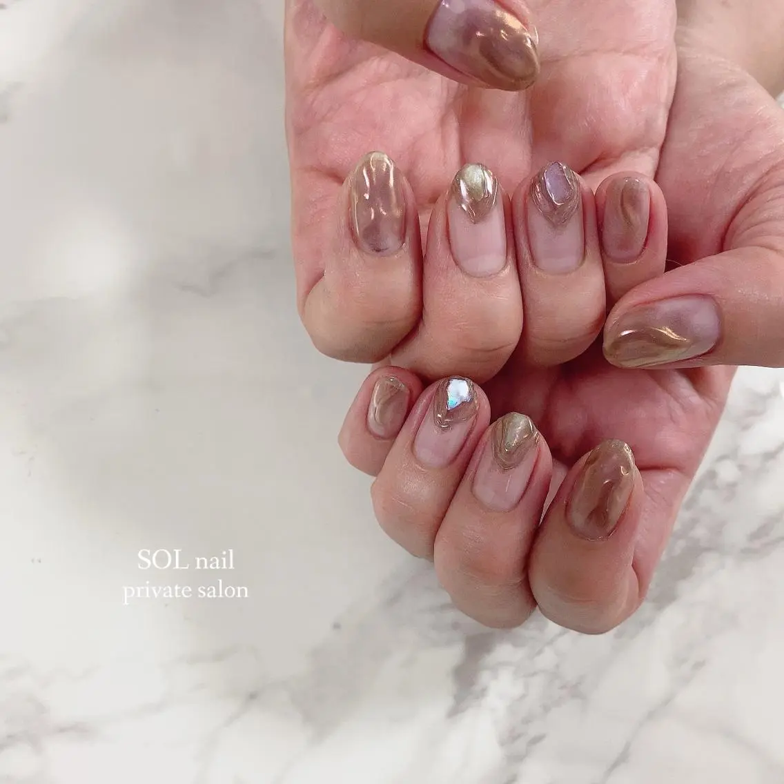 ネイル ハンドネイル SOL NAILのネイルデザイン