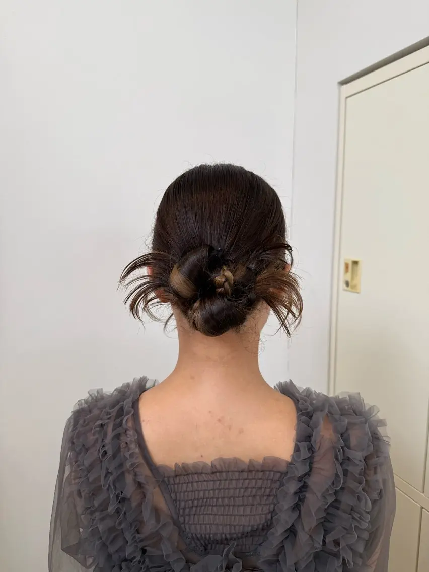 ヘアアレンジ ヘアセット 吉川 莉央のヘアスタイル